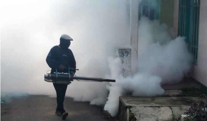 Cegah DBD, Dinkes Kota Batu Lakukan Fogging di Kelurahan Temas