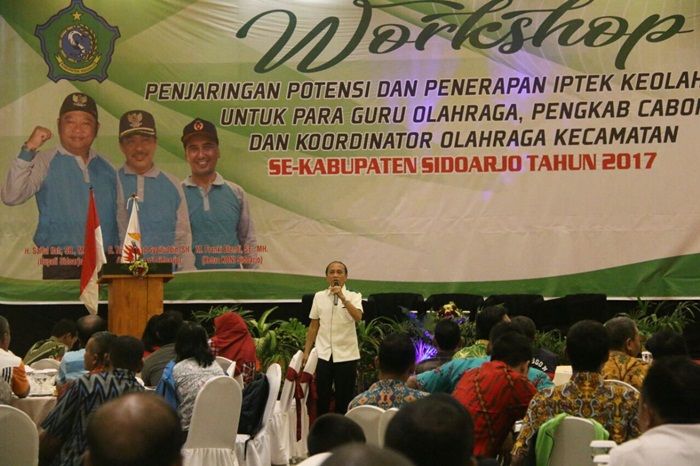 Cari Bibit Unggul, KONI Sidoarjo Bekali Guru Olahraga Tentang Penjaringan Potensi dan Sport Science Cari Bibit Unggul, KONI Sidoarjo Bekali Guru Olahraga Tentang Penjaringan Potensi dan Sport Science