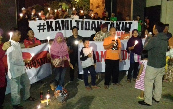 Ribuan Orang dari Berbagai Elmas di Pasuruan Nyatakan Tak Takut Teroris