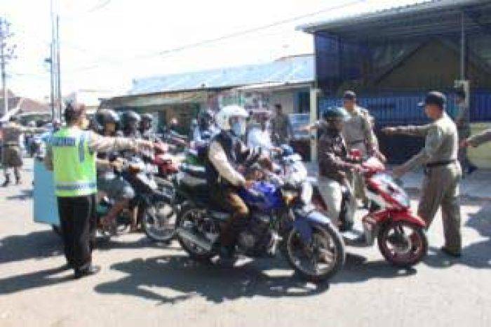 Operasi Yustisi di Sidoarjo, 58 Pelanggar Sidang di Tempat