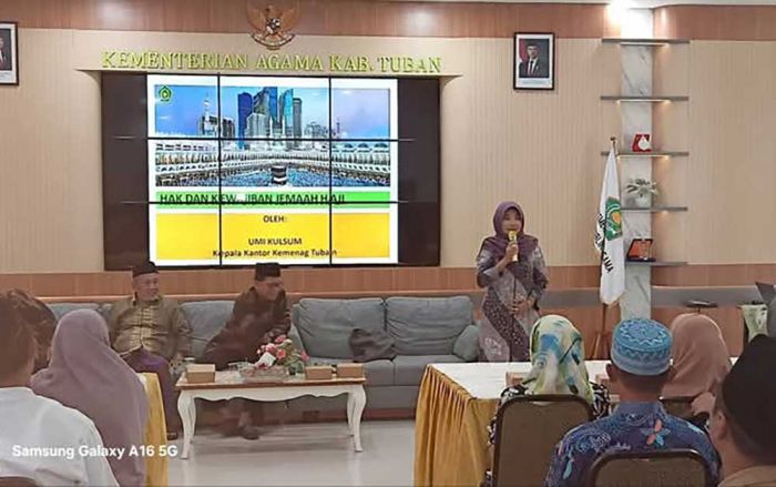 137 CJH dan PHD Tuban Dapat Pembekalan Tentang Hak dan Kewajiban Jemaah Haji