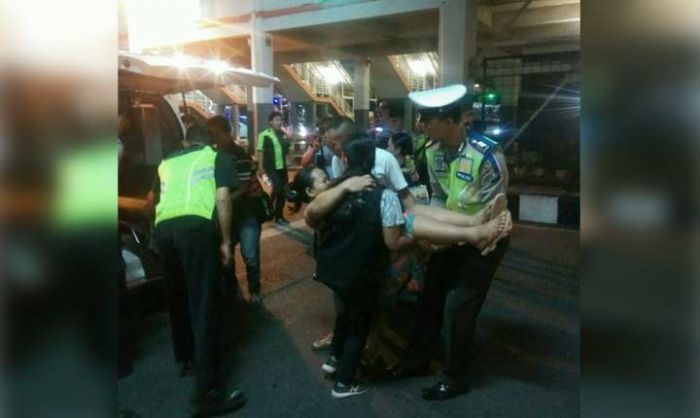 Dramatis, Personel Polresta Sidoarjo Tolong Pemudik di Terminal Purabaya yang akan Melahirkan