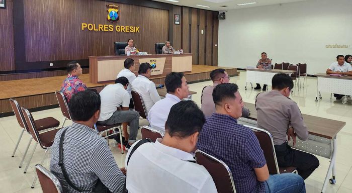 Polres Gresik Gelar Latpra Operasi Pekat Semeru 2026