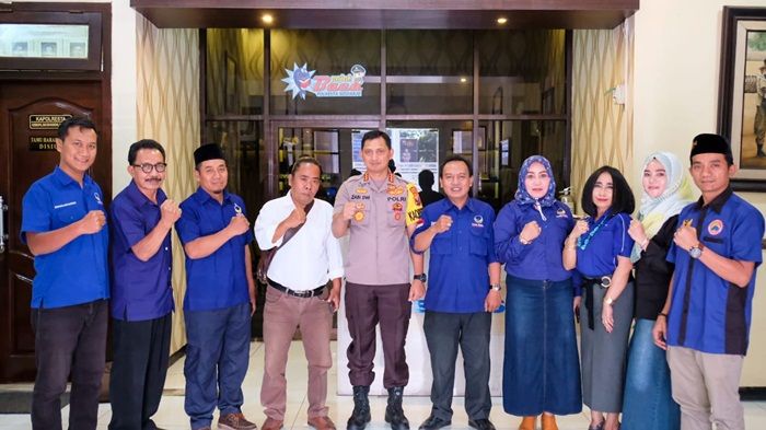 Silaturahmi dengan Kapolresta, NasDem Siap Wujudkan Sidoarjo Bebas Terorisme