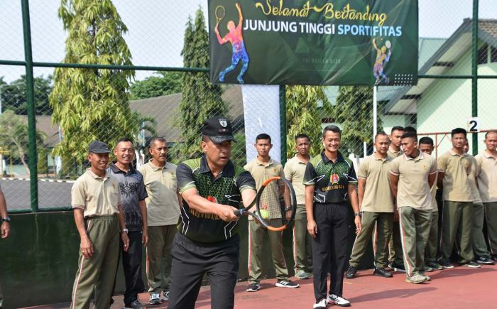 Danrem 084/BJ Buka Turnamen Tenis Lapangan Danrem 084/BJ Buka Turnamen Tenis Lapangan