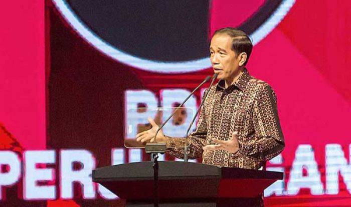 Di Rakernas PDIP, Jokowi Laporan Kinerja Pemerintah