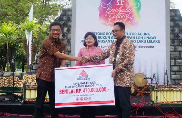 Semen Indonesia Bangun Fasilitas MCK Senilai Rp 470 Juta di Kawasan Candi Borobudur