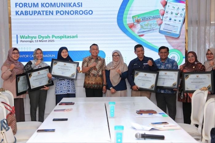 Forum Komunikasi BPJS Kesehatan Madiun, Pemkab Ponorogo Apresiasi 8 Badan Usaha Pendukung JKN Forum Komunikasi BPJS Kesehatan Madiun, Pemkab Ponorogo Apresiasi 8 Badan Usaha Pendukung JKN
