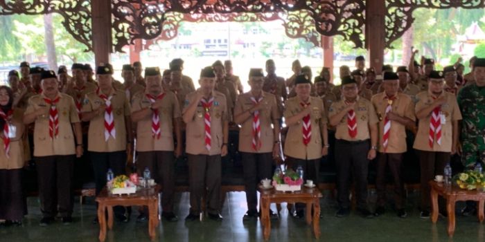 Muscablub Pramuka Pamekasan Digelar, Bupati Minta Ketua Kwarcab Harus Berintegritas