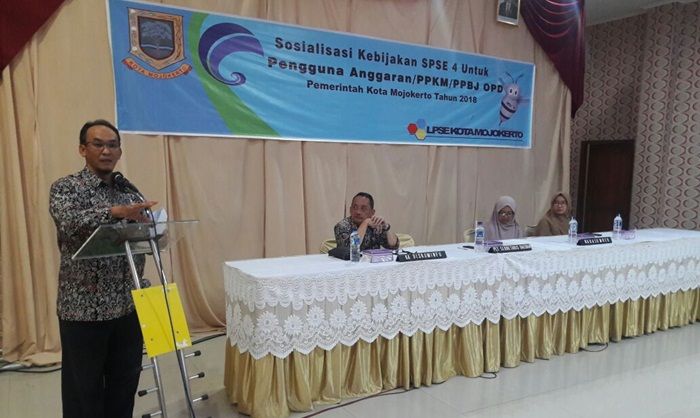 Pemkot Mojokerto Gelar Sosialisasi Kebijakan SPSE Pemkot Mojokerto Gelar Sosialisasi Kebijakan SPSE