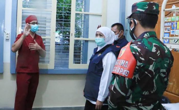 Tangani Covid-19 di Malang Raya, Gubernur Khofifah Pastikan 10 Hari lagi RS Lapangan Beroperasi