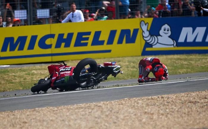 Penyebab Marc Marquez Pingsan Usai Kecelakaan di Le Mans: Saya Balapan dengan Satu Setengah Lengan