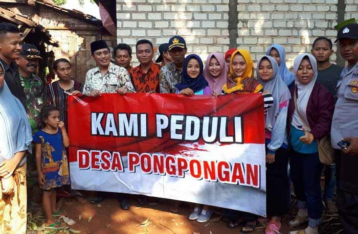 Pemuda Pongpongan Salurkan Bantuan kepada Warga Miskin