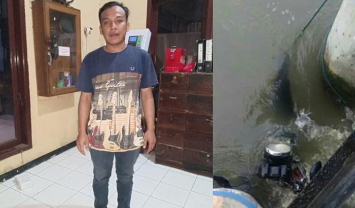 ​Motor yang Ditemukan Tenggelam di Sungai Sidoarjo Sudah Diambil Pemiliknya