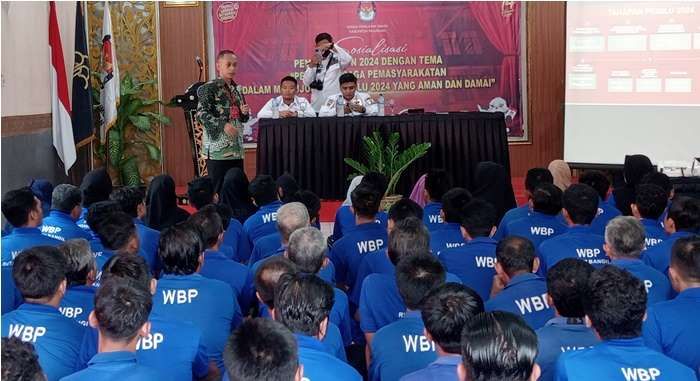 KPU Pasuruan Gelar Sosialisasi di Rutan Kelas II Bangil KPU Pasuruan Gelar Sosialisasi di Rutan Kelas II Bangil