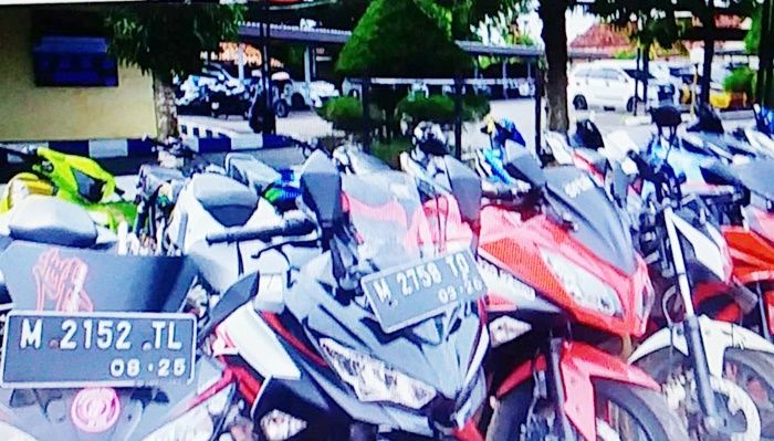 Gelar Operasi Lilin Semeru 2021, ​Polres Sumenep Jaring 68 Motor Pakai Knalpot Brong dan Racing