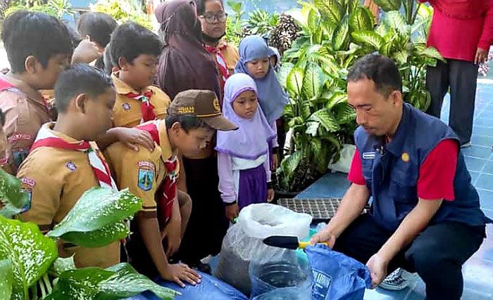 Lewat Urban Farming, DKPP Kota Kediri Bangun Ketahanan Pangan di Sekolah
