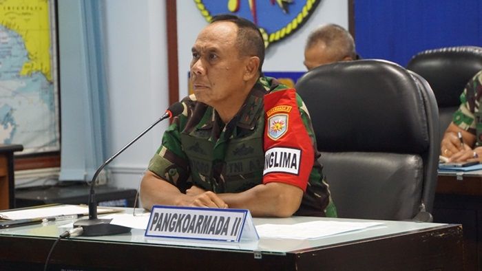Monitoring Kondisi Keamanan Pasca Pemilu, Kasal Gelar Vicon dengan Pangkoarmada II Monitoring Kondisi Keamanan Pasca Pemilu, Kasal Gelar Vicon dengan Pangkoarmada II