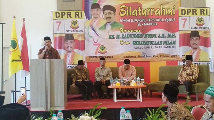Partai Berkarya Gelar Silaturahmi Bersama Tokoh Ulama dan Korwil Tarbiyatul Qulub se-Madura