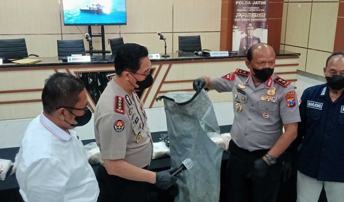 Polda Jatim Amankan 22 Kg Kokain di Sumenep