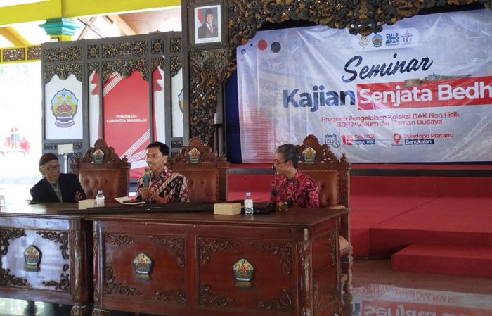 Perkenalkan Nilai-Nilai Sejarah, Disbudpar Bangkalan Gelar Seminar Kajian Senjata Bedhil