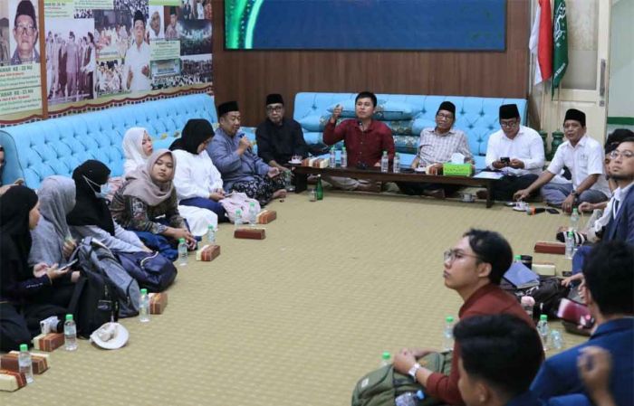 Dikunjungi Mahasiswa Unair, PCNU Kota Surabaya Imbau Masyarakat Jaga Suasana Damai saat Pemilu 2024