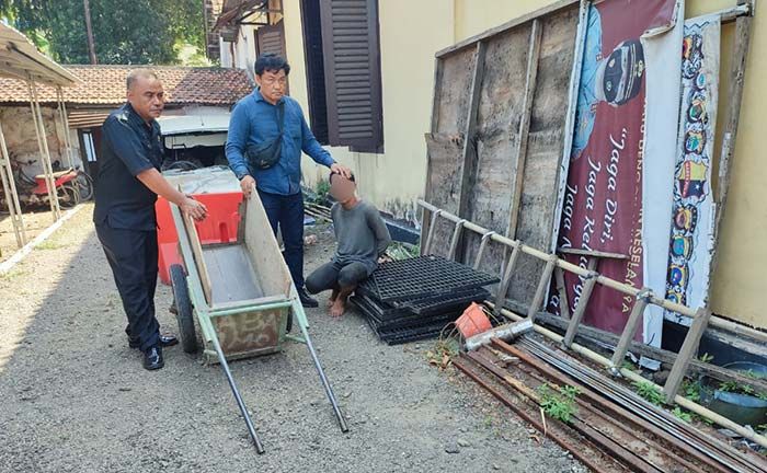 Maling Besi Pabrik Gula di Mojokerto Ditangkap Polisi