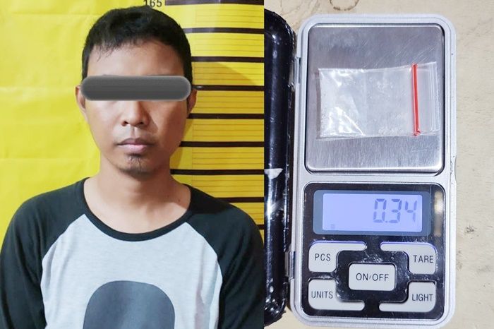 Bawa Satu Poket Sabu, Pria Warga Kupang Gunung Jaya Surabaya Ditangkap Polisi