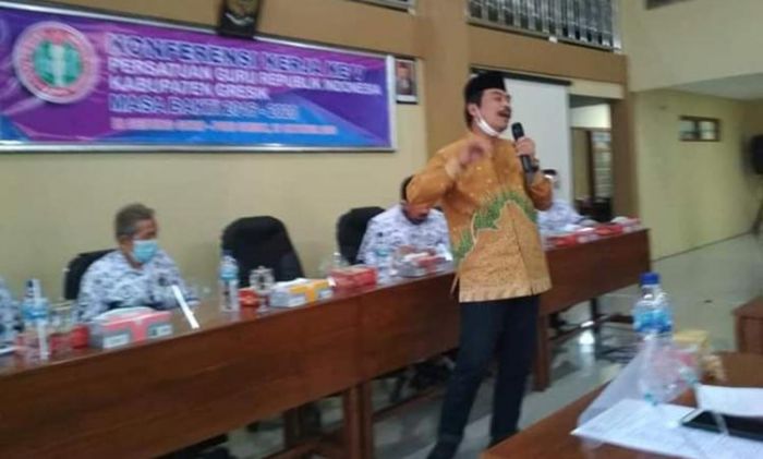 Bertemu PGRI, Cabup Qosim Janji Perhatikan Kesejahteraan Guru