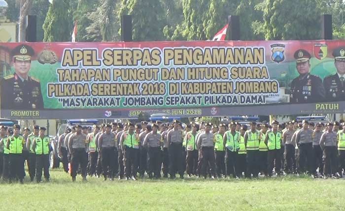 Di Jombang, 9.545 Personel Disebar untuk Pengamanan Pilkada di 2.147 TPS Di Jombang, 9.545 Personel Disebar untuk Pengamanan Pilkada di 2.147 TPS