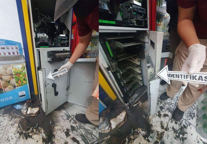 Mesin ATM di Minimarket By Pass Krian Sidoarjo Dibobol Kawanan Pencuri Mesin ATM di Minimarket By Pass Krian Sidoarjo Dibobol Kawanan Pencuri