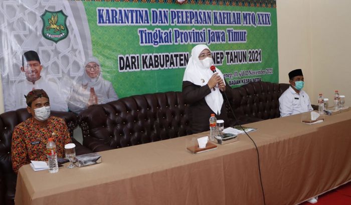 Berangkatkan Kafilah MTQ XXIX Jatim, Wakil Bupati Sumenep Harapkan Penampilan Terbaik Berangkatkan Kafilah MTQ XXIX Jatim, Wakil Bupati Sumenep Harapkan Penampilan Terbaik