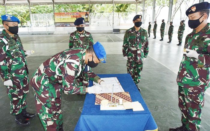 Pangarmada II Pimpin Serah Terima Jabatan Danpom Koarmada II Pangarmada II Pimpin Serah Terima Jabatan Danpom Koarmada II