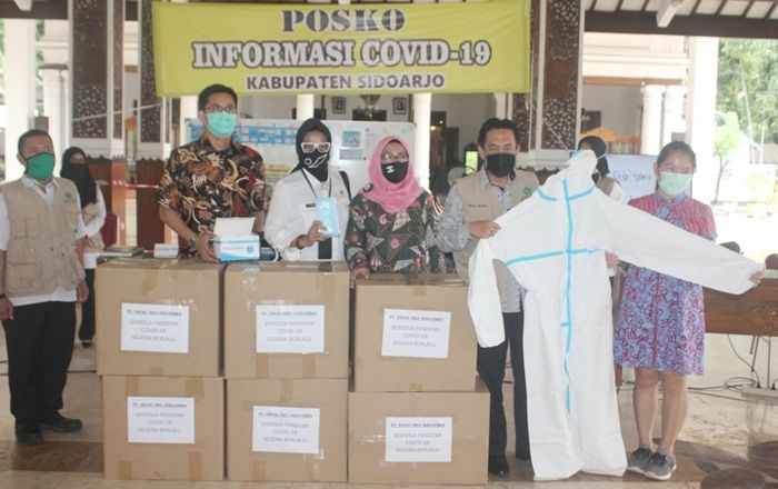 Tangani Covid-19, Pemkab Sidoarjo Kembali Terima Bantuan APD dari Perusahaan Swasta Tangani Covid-19, Pemkab Sidoarjo Kembali Terima Bantuan APD dari Perusahaan Swasta