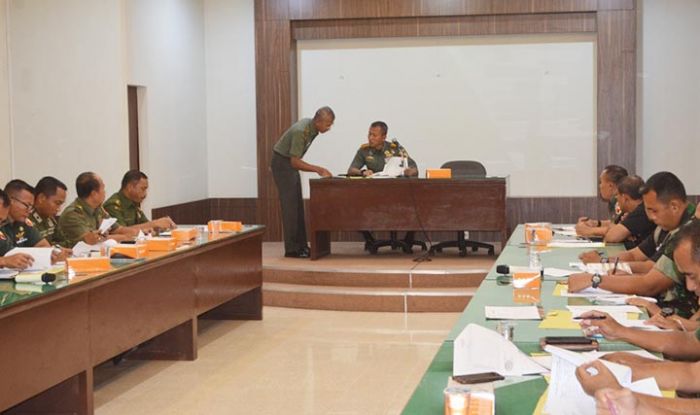 Rakor Pencocokan Data, Kolonel Sudaryanto Imbau Prajurit Optimalkan Kinerja Rakor Pencocokan Data, Kolonel Sudaryanto Imbau Prajurit Optimalkan Kinerja