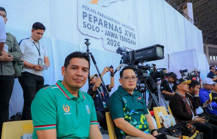 Di Pembukaan Papernas XVII, Pj Gubernur Jatim Optimistis 3 Cabang Olahraga Sumbang Emas Di Pembukaan Papernas XVII, Pj Gubernur Jatim Optimistis 3 Cabang Olahraga Sumbang Emas