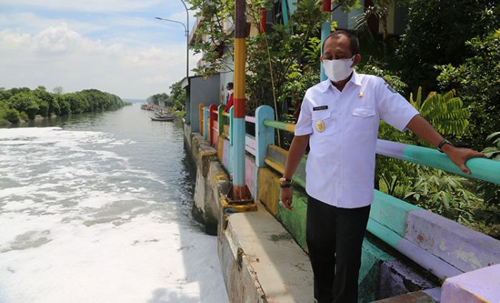 Soal Busa di Sungai Tambak Wedi, Cak Ji Ajak Warga Tak Buang Limbah Sembarangan