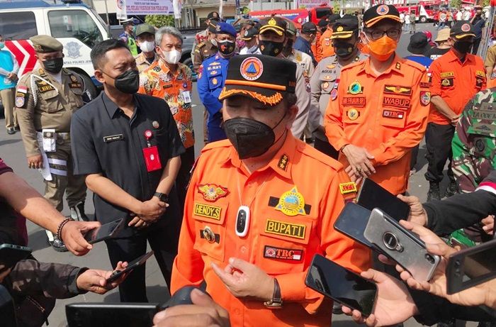 Waspadai Bencana Hidrometeorologi, Pemkab Jember Gelar Apel Pasukan Gabungan Waspadai Bencana Hidrometeorologi, Pemkab Jember Gelar Apel Pasukan Gabungan
