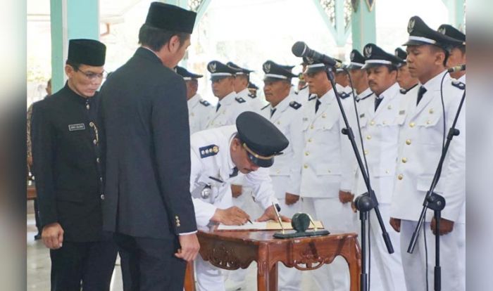 Lantik 57 Kades, Bupati Madiun: Rangkul Warga yang Kemarin Sempat Beda Pendapat di Pilkades Lantik 57 Kades, Bupati Madiun: Rangkul Warga yang Kemarin Sempat Beda Pendapat di Pilkades