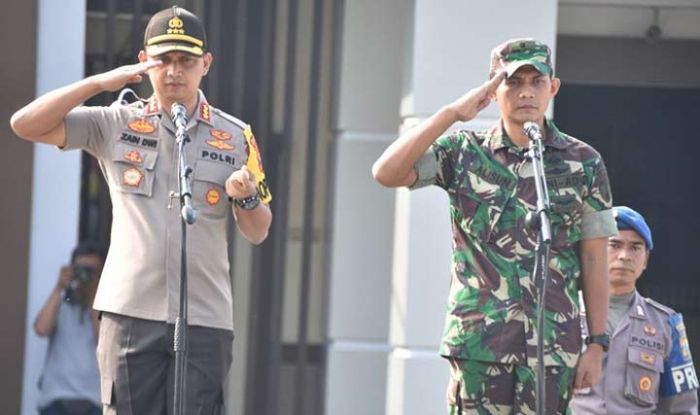 Polresta Sidoarjo Gelar Apel Konsolidasi OKS 2019 Bersama TNI