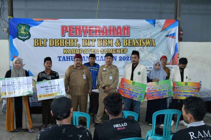 Pemkab Sumenep Salurkan Bantuan dari DBHCHT 2022