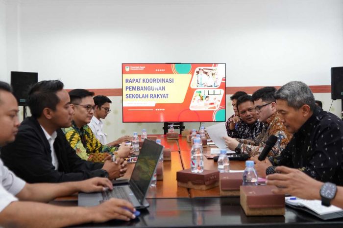 Bupati Kediri Pimpin Rakor Percepatan Pembangunan Sekolah Rakyat dengan PTPN 