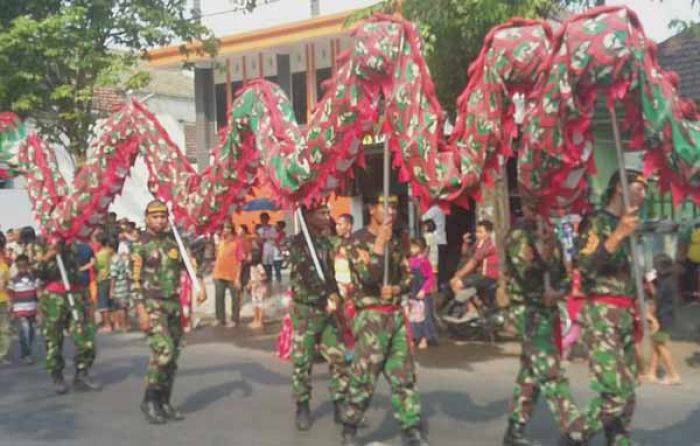 Kirab Tunggal YM Kongco Kong Tik Tjoen Ong di Nganjuk Meriah