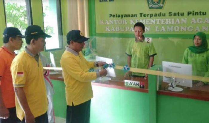 Resmikan PTSP, Kemenag Lamongan Permudah Akses Pelayanan Publik