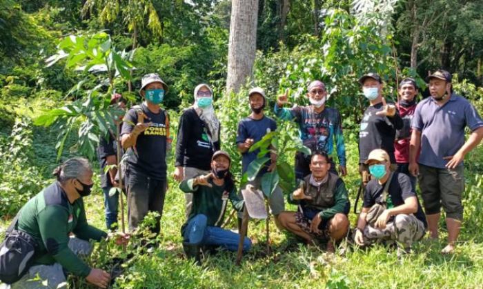 ARPL Kediri Gelar Tanam Pohon di Alas Simpenan, Tutup Aksi di Akhir Musim Penghujan