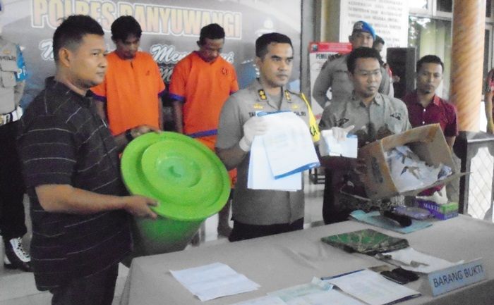 Polres Banyuwangi Ringkus Duo Pengganda Uang Beromzet Ratusan Juta Rupiah