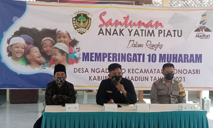 Peringati 10 Muharam, Pemdes Ngadirejo Madiun Gelar Santunan untuk Anak Yatim Piatu