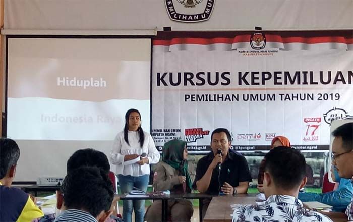 Demi Tingkatkan Partisipasi Pemilih, KPU Ngawi Gelar Kursus Kepemiluan