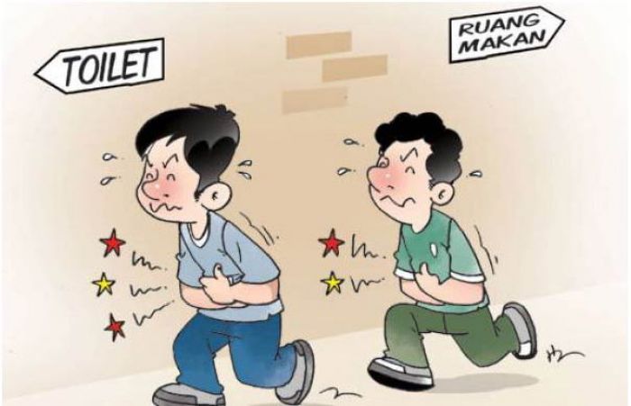 Santap Nasi Berkat, Puluhan Warga Karangkuten Gondang Mual-mual Santap Nasi Berkat, Puluhan Warga Karangkuten Gondang Mual-mual