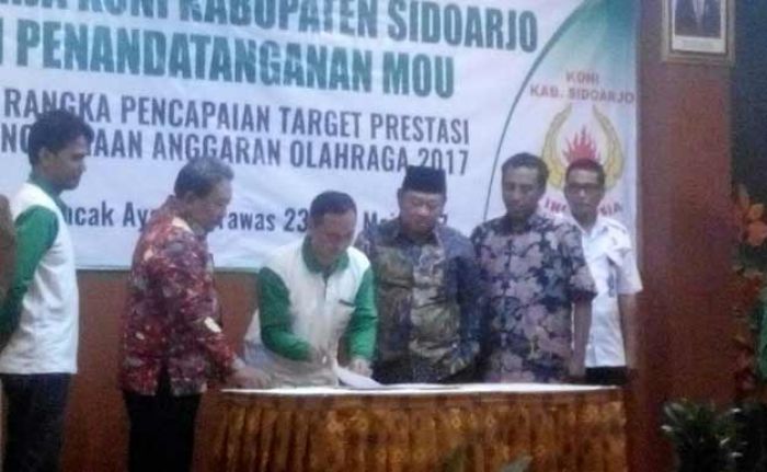 Gelar Rapat Kerja, KONI Sidoarjo Siapkan Cabor Hadapi Porprov Jatim 2018 Gelar Rapat Kerja, KONI Sidoarjo Siapkan Cabor Hadapi Porprov Jatim 2018